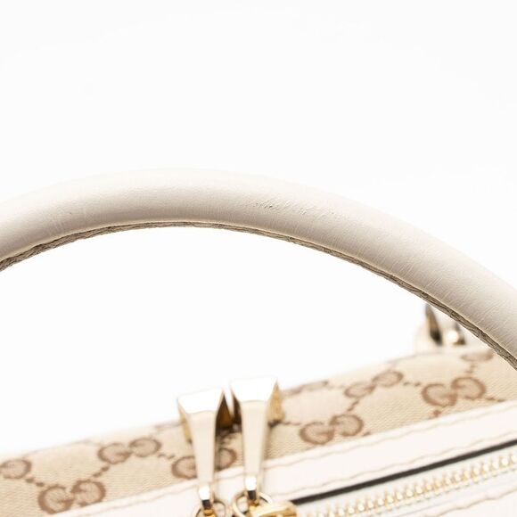 Gucci GG Canvas Horsebit Nailhead Medium Boston Bag - Picture 13 of 15